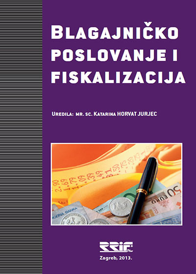 Naslovnica knjige: Blagajničko poslovanje i fiskalizacija
